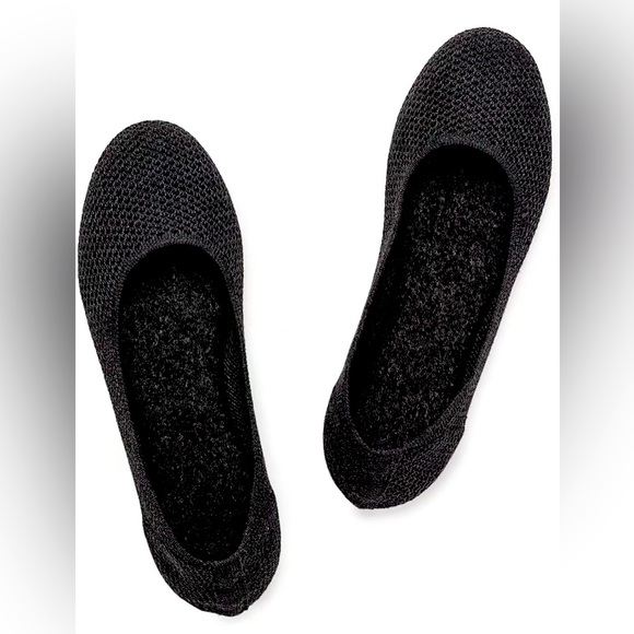 BLACK BALLET FLATS SIZE 8 - Picture 1 of 1